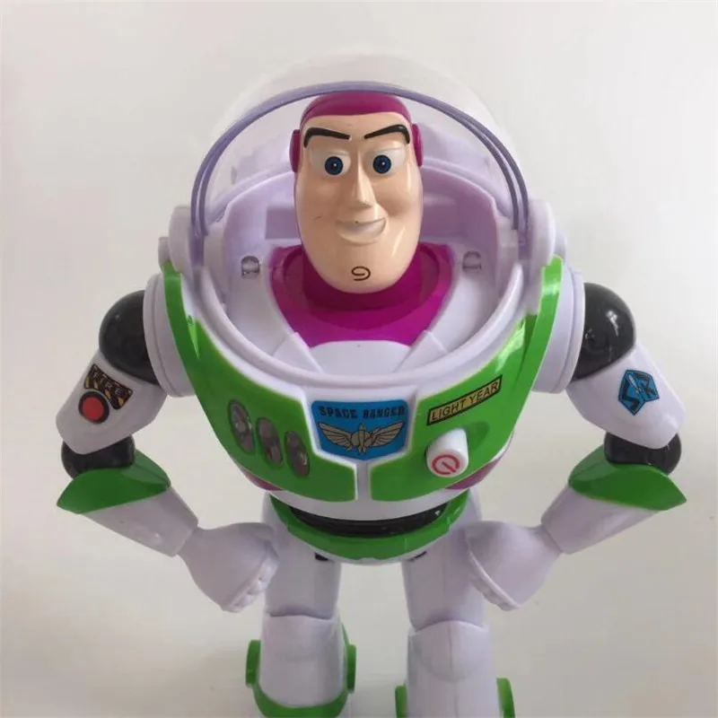 Новая история игрушек 4 Buzz Lightyear может ходить музыка свет Фигурка модель детские подарки