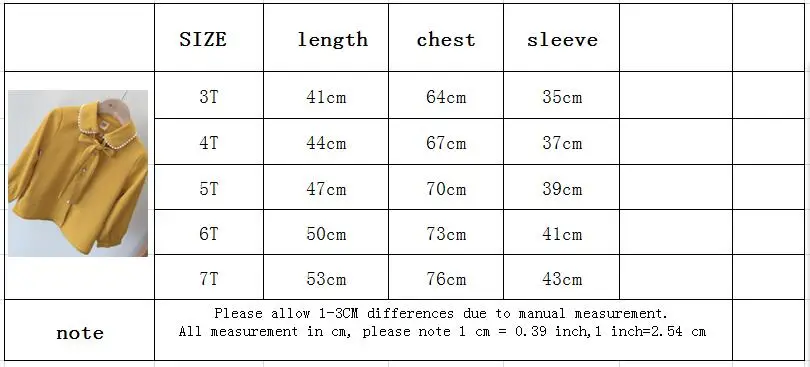 Little Girl's Chiffon Long Sleeve Shirt Autumn New Solid Casual Style Loose Shirt with Pearl Blouse Shirts Elegant