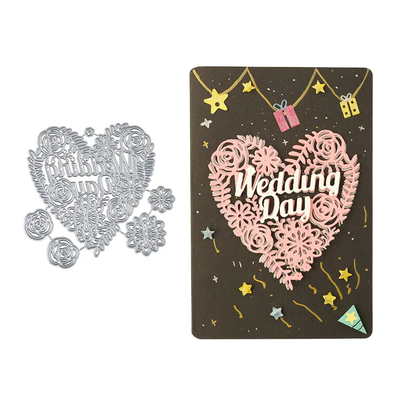  InLoveArts Wedding Invitation Metal Cutting Dies for Scrapbooking New Dies for 2019 Die Cut Stitch  - 4.00043E+12