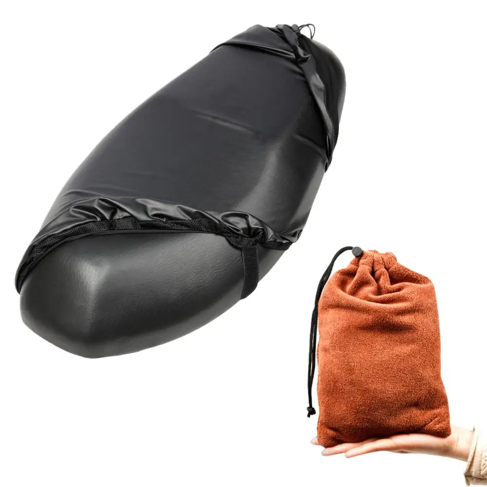 Motorcycle Seat Covers Motorcycle Seat Cover Waterproof Dustproof Rainproof Sunscreen Motorbike Scooter Cushion Seat Cover Protector Lightweight