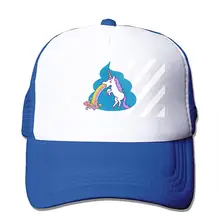 Кепка водителя грузовика пердит Единорог, печатная Регулируемая сетчатая бейсболка Бейсболка унисекс для спорта на открытом воздухе