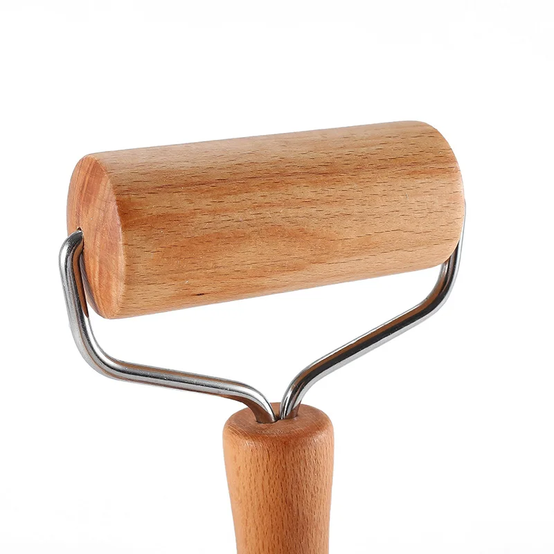 Wood Wooden Rolling Pin Fondant Cake Decorating Dough Roller Baking Tool &Handle Pasta, Bakery, Pizza Kitchen tool