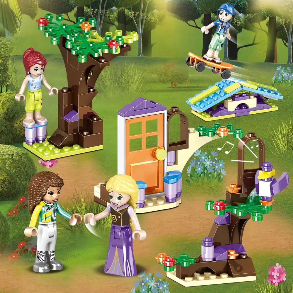 Tree House Building Blocks Compatible with LegoINGlys Friends for Girls Series Friendship Set Toy for Children Gift