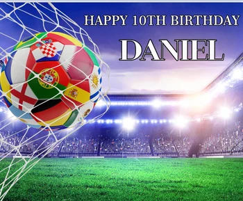 

10x8ft footballfield backdrop banner