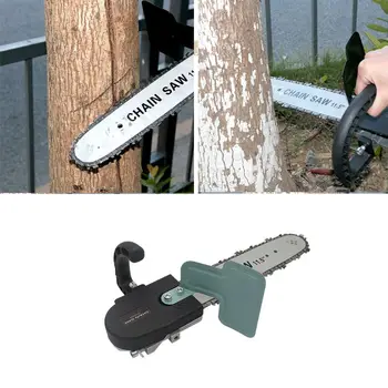 

11.5inch Electric Chainsaw Bracket Adjustable Angle Grinder Into Chain Saw Tool