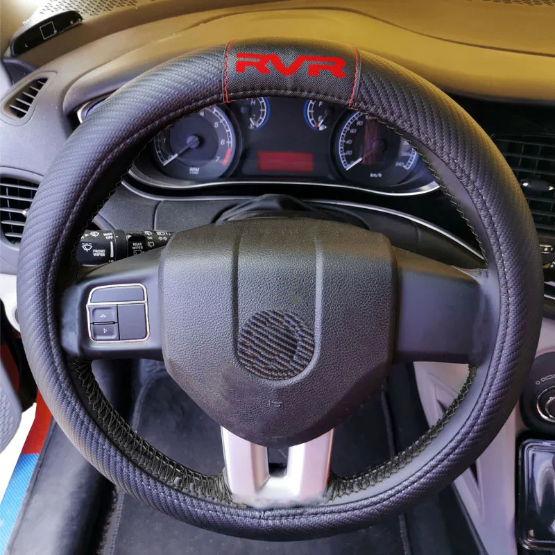 Для Mitsubishi Rvr 38 см автомобильные чехлы на рулевое колесо из углеродного волокна