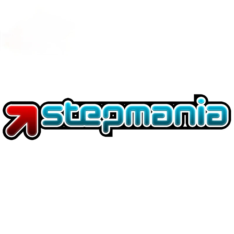 

13 см X 3 см Hot StepMania автомобильные наклейки-логотипы необычная фоторамка скейтборд водонепроницаемые товары «сделай сам» виниловый Декор