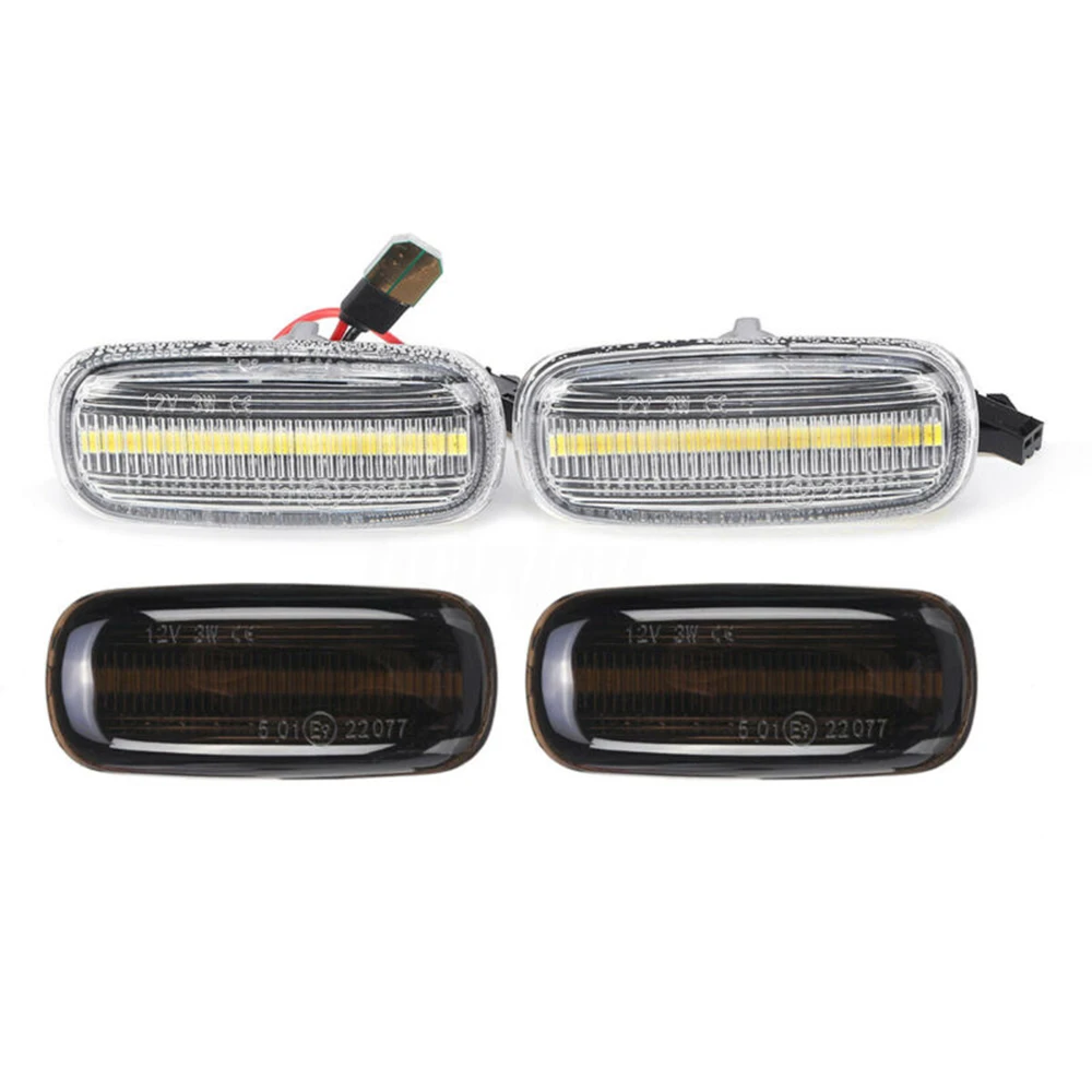

Car LED Side Marker Light Dynamic Indicators Lamp White Amber Lighting For A3 S3 8P A8 TT 8N Signal Lamps Assembly