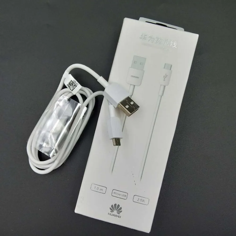2A 100 см Micro usb-кабель для передачи данных из линейку оригинальных запчастей для HUAWEI быстрая Зарядное устройство кабель для P7 P8 P9 P10 lite mate 7 8 s Honor 7x6 6a 6x 6c 5c 7 6s