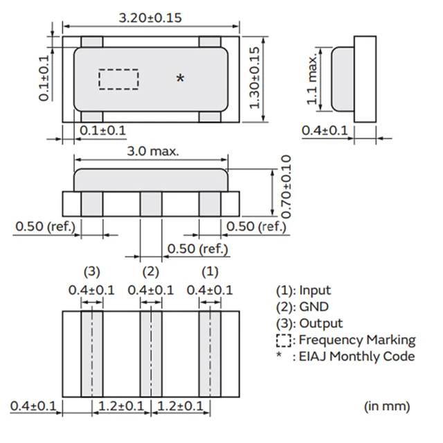 Crystal Oscillator Pinout, Connections, Features Datasheet, 57 OFF