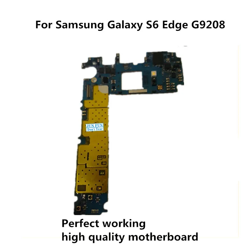 Для Samsung Galaxy S6 G9208 материнская плата 32 Гб оригинальная разблокированная с чипами
