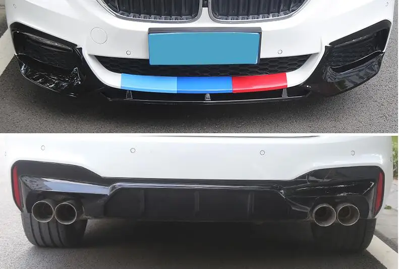 Для G30 G38 Body kit спойлер 2019 2020 BMW M5 520 525 528 535 ABS задний передний бампер диффузор