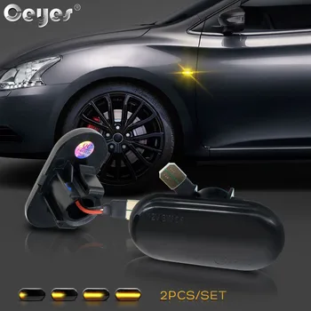 

Ceyes 2pcs Car Lamps Led Dynamic Side Marker Turn Signal Light For Nissan Renault Dacia Opel For Mercedes Benz Smart Accessories