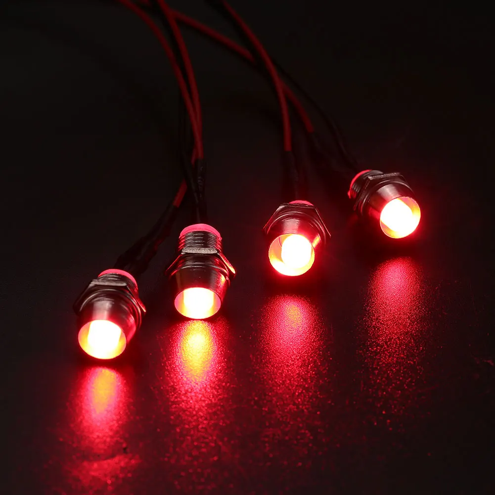 Red Светодиодный индикатор лампы Лодка DIY Замена прочный яркий украшение дома F5 - Испускаемый цвет: Red
