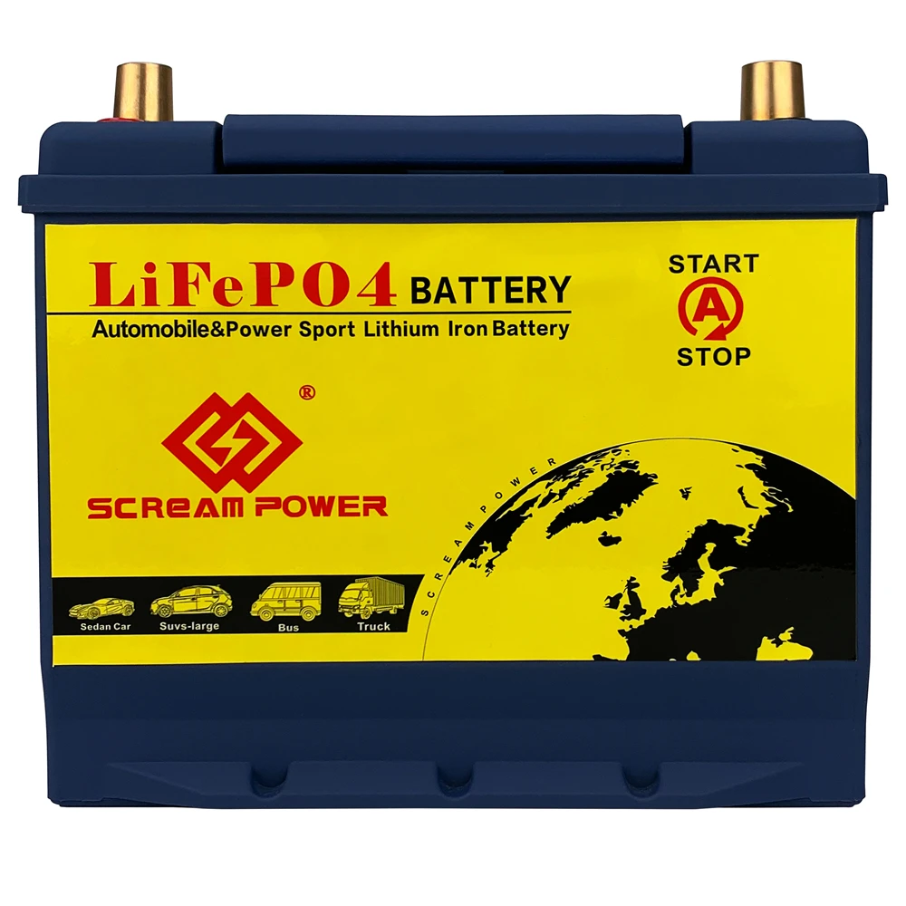 

Автомобильный стартер LiFePO4 12,8 V 86-550L/86-550R 40AH аккумулятор CCA 1250A литий-Железный перезаряжаемый аккумулятор высокой мощности с BMS
