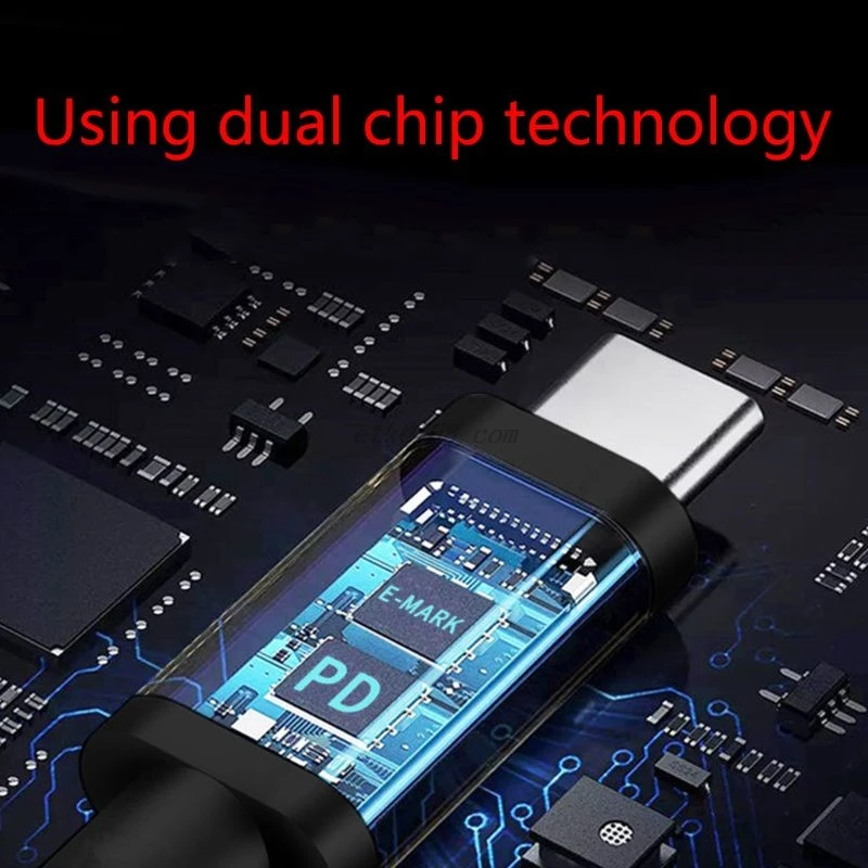 USB C Type для тонкого кабеля питания шнур быстрой зарядки Lenovo 65 Вт тонкий наконечник