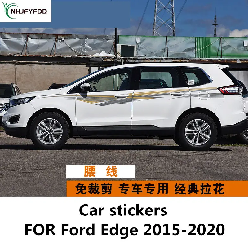 

FOR Ford Edge 2015-2020 Fashion stickers on both sides of the body, Edge off-road sports decorative decals