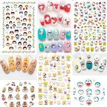 3D собака 3D арт, наклейки для ногтей на ногти маникюр мультфильм кошка дизайн ногтей для наклеек для ногтей Переводные картинки декоративная клейкая пленка