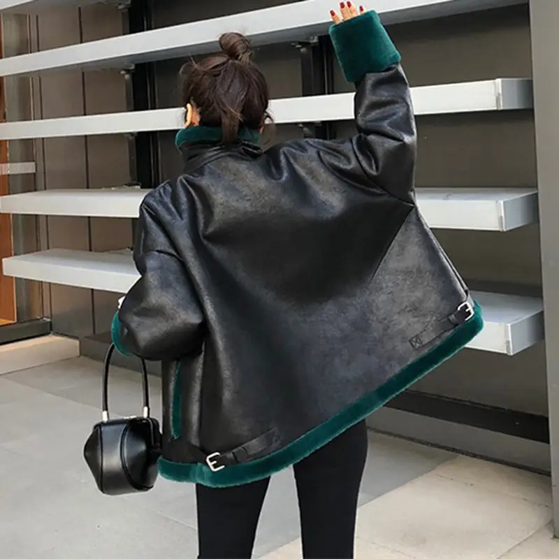 Women New Mink Fur Outcoats Female Hooded Fur