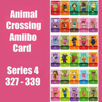 

Series 4 (327 to 339) Animal Crossing Card Amiibo Card locks nfc Card Work for Switch NS 3DS Games Animal Crossing Amiibo Card