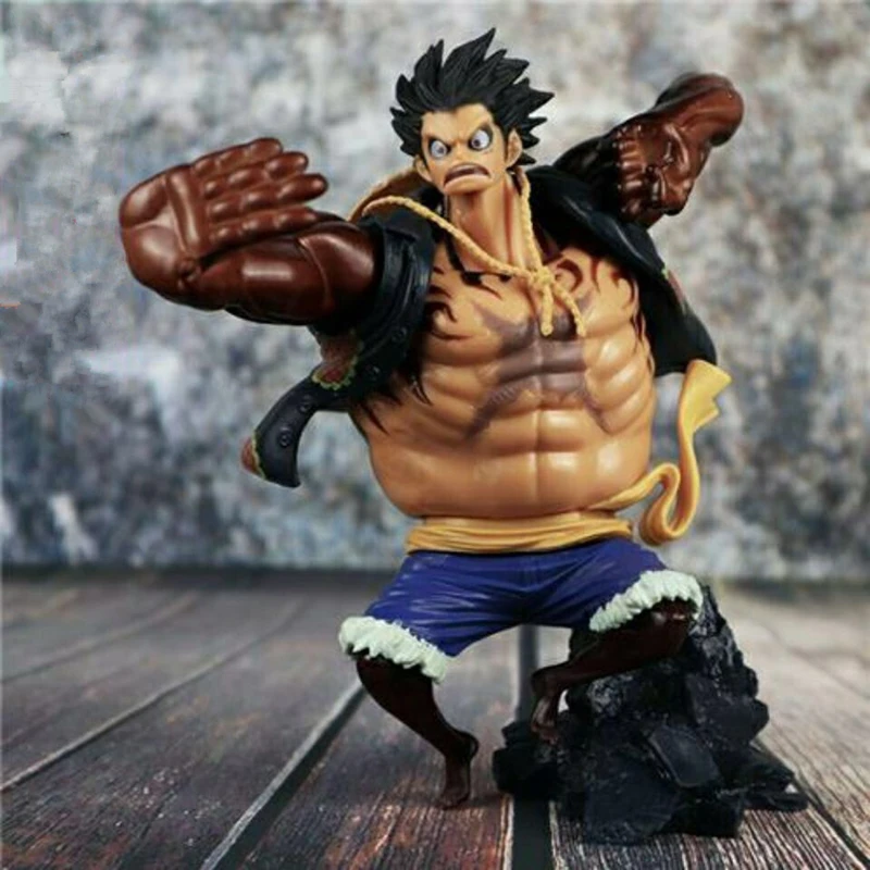 One Piece Action Figure Ape man Fourth gear Monkey.D.Luffy PVC Puppets Toys Luffy Model Anime Lover Collection | Игрушки и хобби