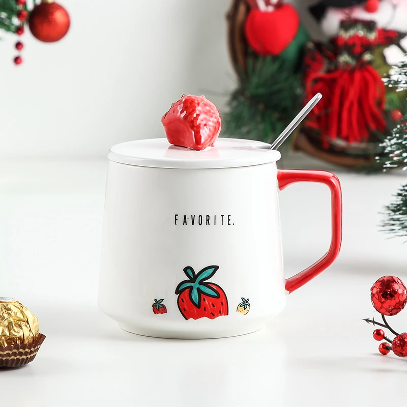 Кофейная кружка перемешивающая большой чай мультяшный креативный Милый принт