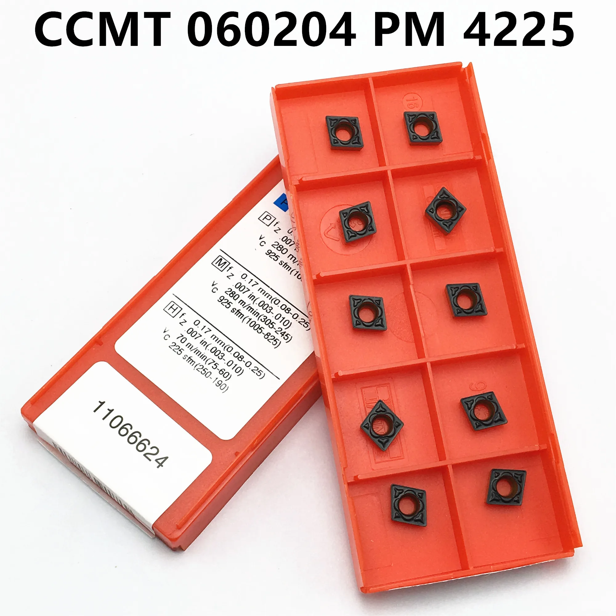 10pcs CCMT120404-PM4225 CCMT431-PM New Carbide Insert SANDVIK