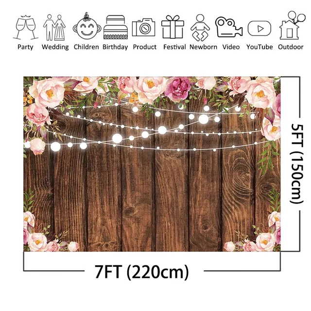 신부 샤워 사진 부스 배경