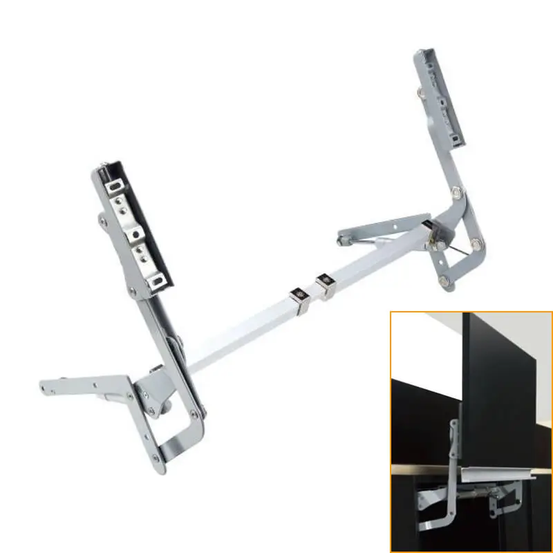 Best choose,Air operated hinge on the vertical lift,Translational pneumatic turning bracket,Home Furniture Hardware,fittings