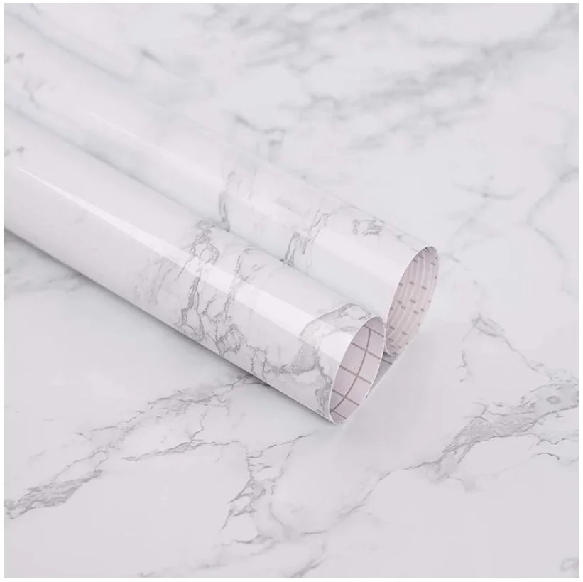 

Декоративная бумага для кухни, рулон ПВХ бумаги для стен, толстая наклейка для мебели, стола, кабинета, обновляется, легко снимается