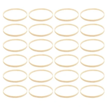 

20Pcs Bamboo Rings Hoops Macrame Rings Round Dreamcatcher Rings Hoops for DIY Craft Dream Catcher 15cm