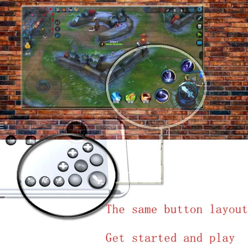 Игровой контроллер с Bluetooth беспроводной джойстик Поддержка iOS Android OS Windows PC