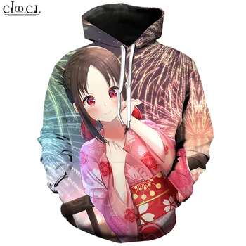 

Anime Kaguya Sama Love Is War Hoodies Men Women 3D Print Shinomiya Kaguya Hippie Hipster Tracksuit Casual Streetwear Tops B367
