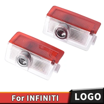 

2Pcs Car LED Door Welcome Light LED logo laser projector Courtesy lamp For Infiniti Q30 Infiniti QX30 2016 2017 2018 2019