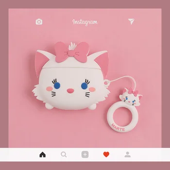 

For AirPods Case Marie Cat Ring Soft Cover For Airpods Pro