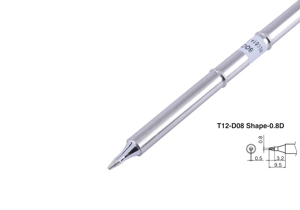 FINDAMAZE T12 суматранская Тип очищайте жало паяльника T12-D08 D12 D16 D24 DL32 D4 D52 для FX951STC и STM32 OLED паяльная станция