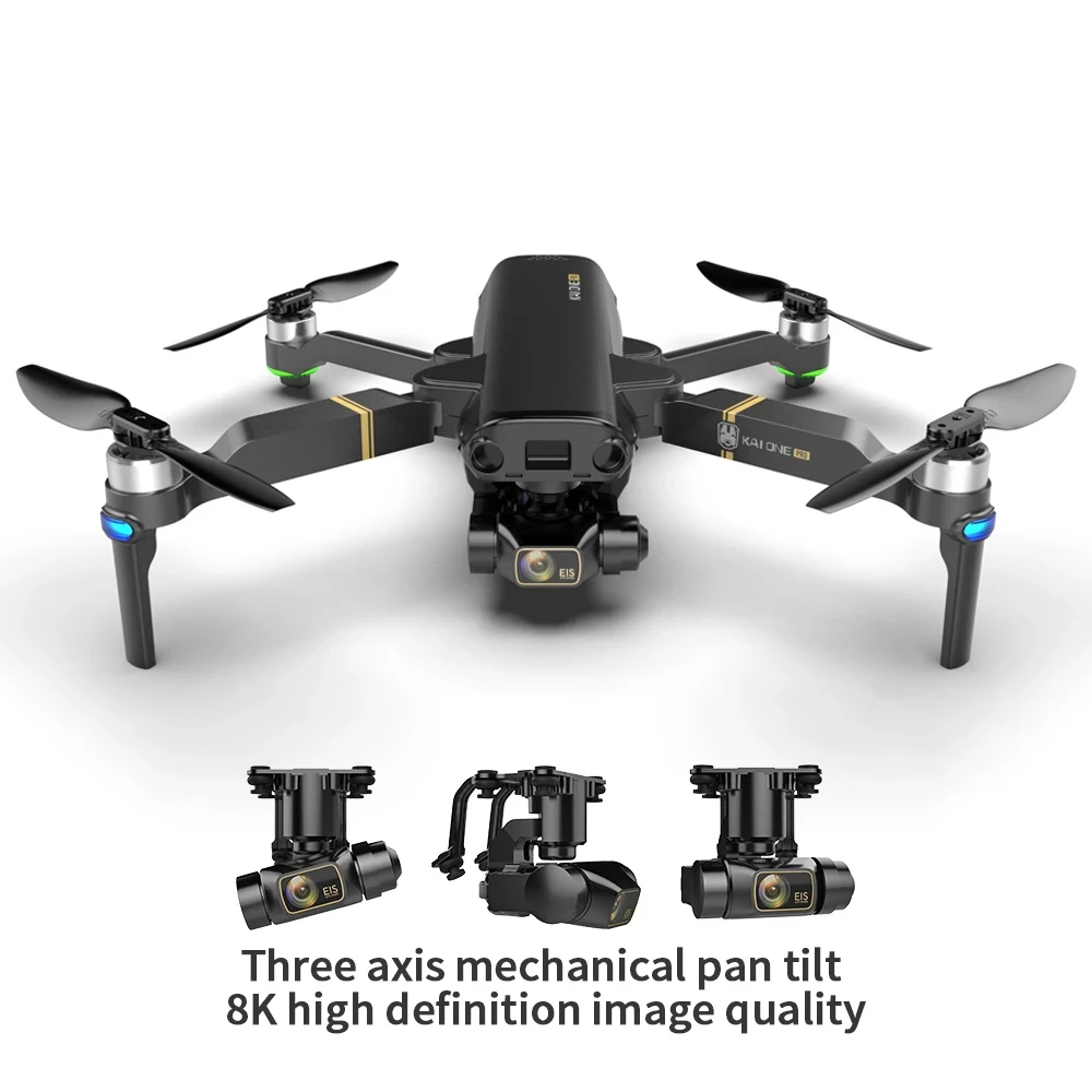 2021 New KAI ONE Pro GPS Drone 8K HD Camera 3 Axis Gimbal Professional