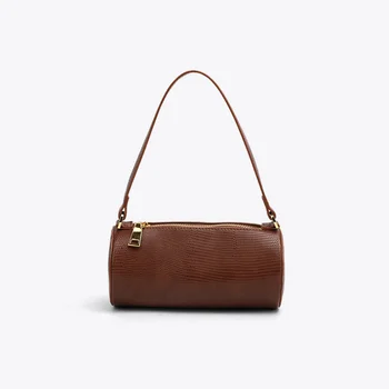 

Animal Print Stone pattern Leather Handbag Women Vintage Circle Bags 2020 Ins Fashion Drop Shipping