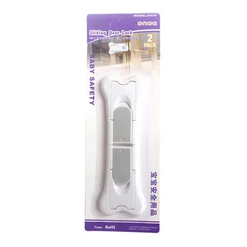

2Pcs Protecting Baby Safety Sliding Door Window Wardrobe Closet Lock Protection