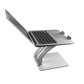 

High Laptop Stand Multi Angle Adjustable Ergonomic Aluminum Riser Metal Holder for laptop non-slip support stand