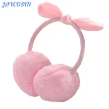 JAYCOSIN наушники, зимние аксессуары для женщин, зимние теплые милые плюшевые наушники с кроликом для девочек, теплые наушники, 1028