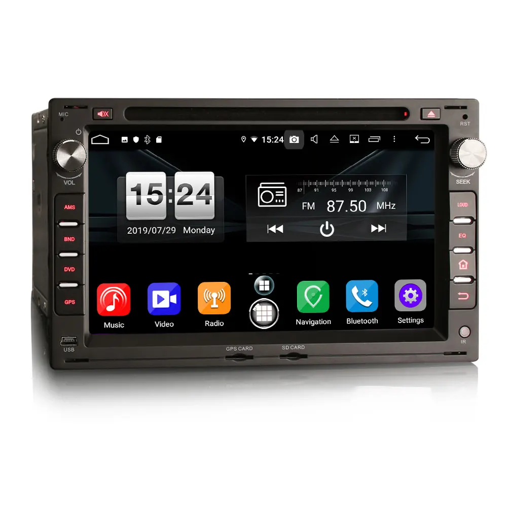 " Android 9,0 OS автомобильный DVD Мультимедиа gps радио для Volkswagen Passat B5 2001-2005& Golf IV 1997-2003& Transporter 1998-2009