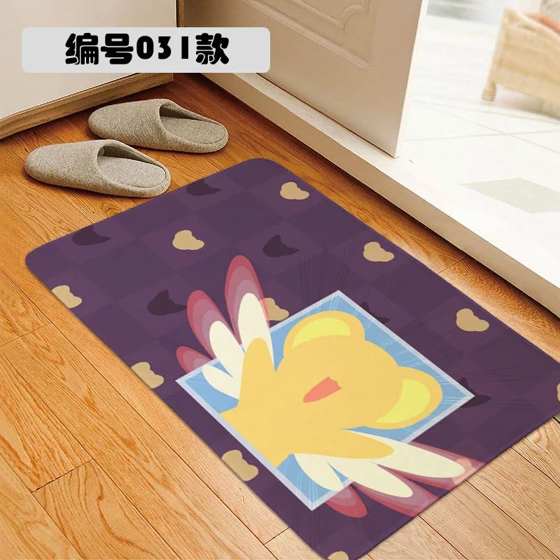 Мультяшный коврик Sailor Moon Card Captor Sakur Magic, коврик для двери, коврик для стула, ковер, ковер для дома, гостиничный, для жизни, противоскользящий - Цвет: Style 31