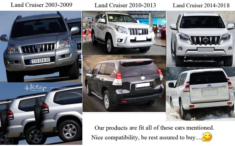 Лидер продаж рейка на крышу для Toyota Land Cruiser prado 120 серия FJ120 FJ150 KDJ120 KDJ150 LC KZJ GRJ RZJ UZJ TRJ