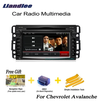 

Liandlee For Chevrolet Avalanche 2din Car Android GPS Android navigation navi maps CD DVD palyer radio HD Screen OBD2 TV