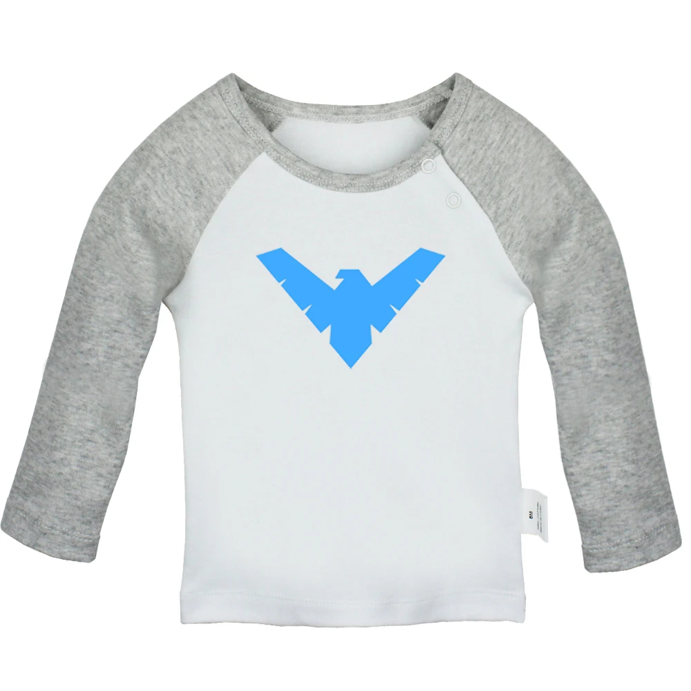 Waylon Jennings Flying weyland_corp. IMPERIAL EAGLE/футболки для новорожденных; цветные футболки с длинными рукавами с графическим принтом для малышей - Цвет: JbBabyYCG718C