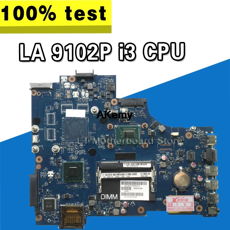 

VAW11 LA-9102P REV: 1.0 FOR Dell Inspiron 3721 5721 Laptop Motherboard CN-06006J I3 Original CPU Mainboard