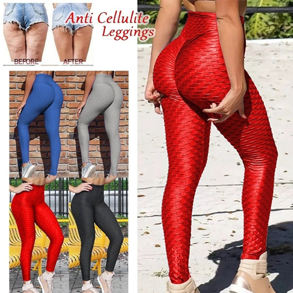 Leggings Women KIWI Anti-Cellulite Push-Up Workout Black Sexy High-Waist RATA Modis