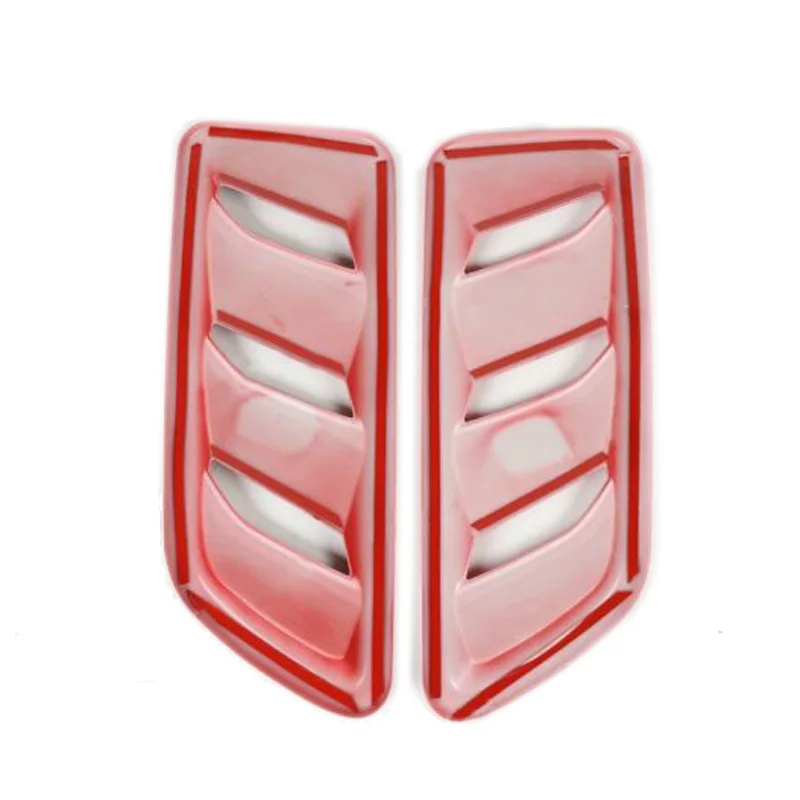 

2pcs Hood vent cover Air flow Car Trim Decorative For Jeep Wrangler JL 2018-2019