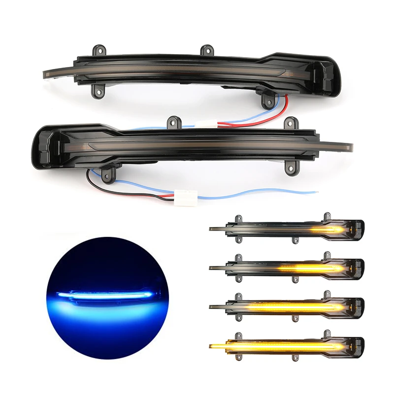 

2PCS Dynamic LED Turn Signal Light Sequential Rear View MIRROR Turn Signal Light For Audi Q5 SQ5 Q7 SQ7 Car Styling